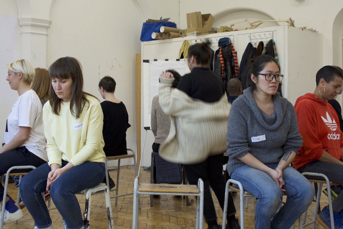 Workshop 5 with Helen Cammock, Camden Arts Centre. Credits to UP Projects (Constellations 0)